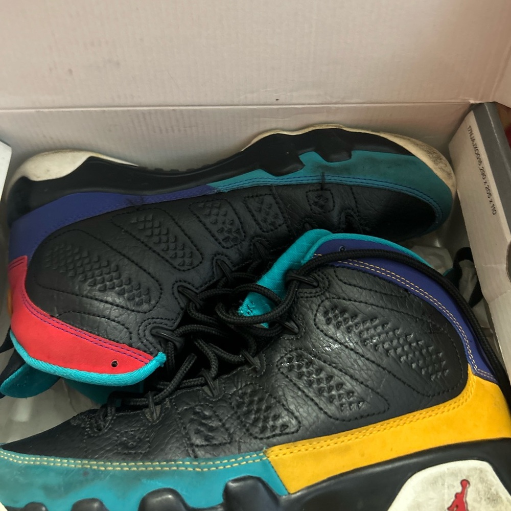 Jordan Kids Sneakers in Black, Red, Blue, Yellow